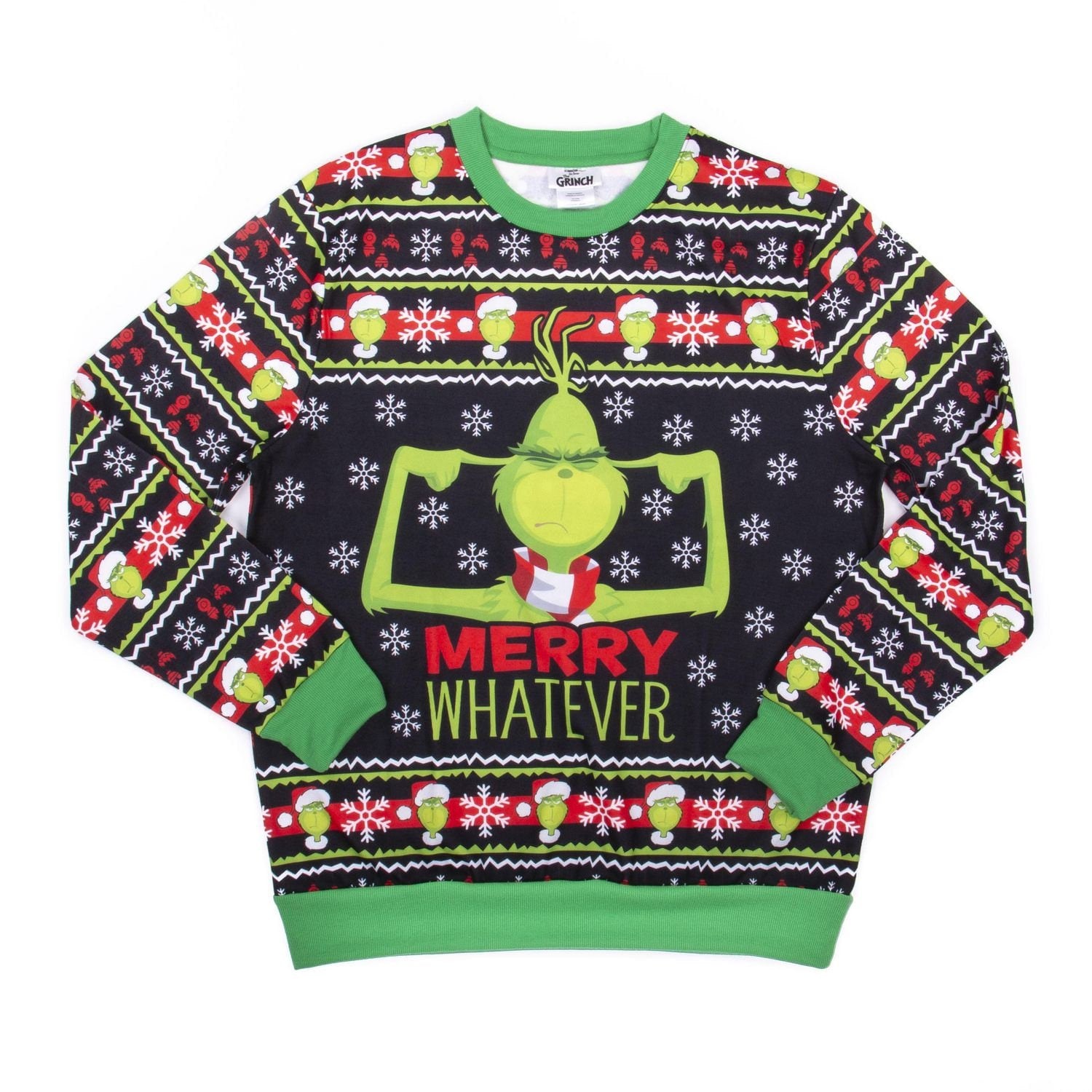 The Grinch Merry Grinchmas Whatever - Ugly Christmas Sweater