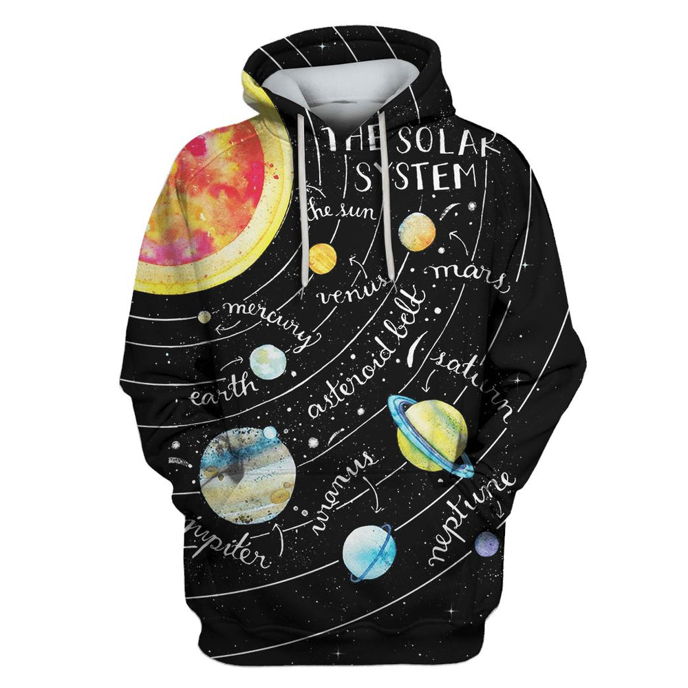 The Solar System Hoodie For Men And Women