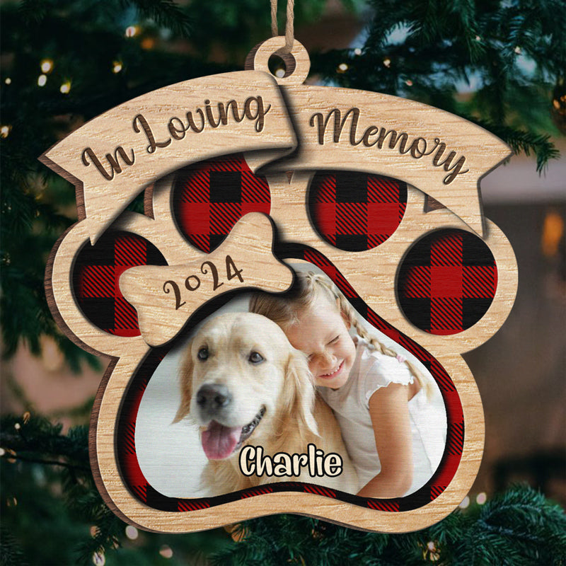 Custom Photo You Will Always In My Heart - Personalized Wood Ornament - Memorial Gift, Sympathy Gift, Gift For Pet Lovers, Christmas Gift NH96