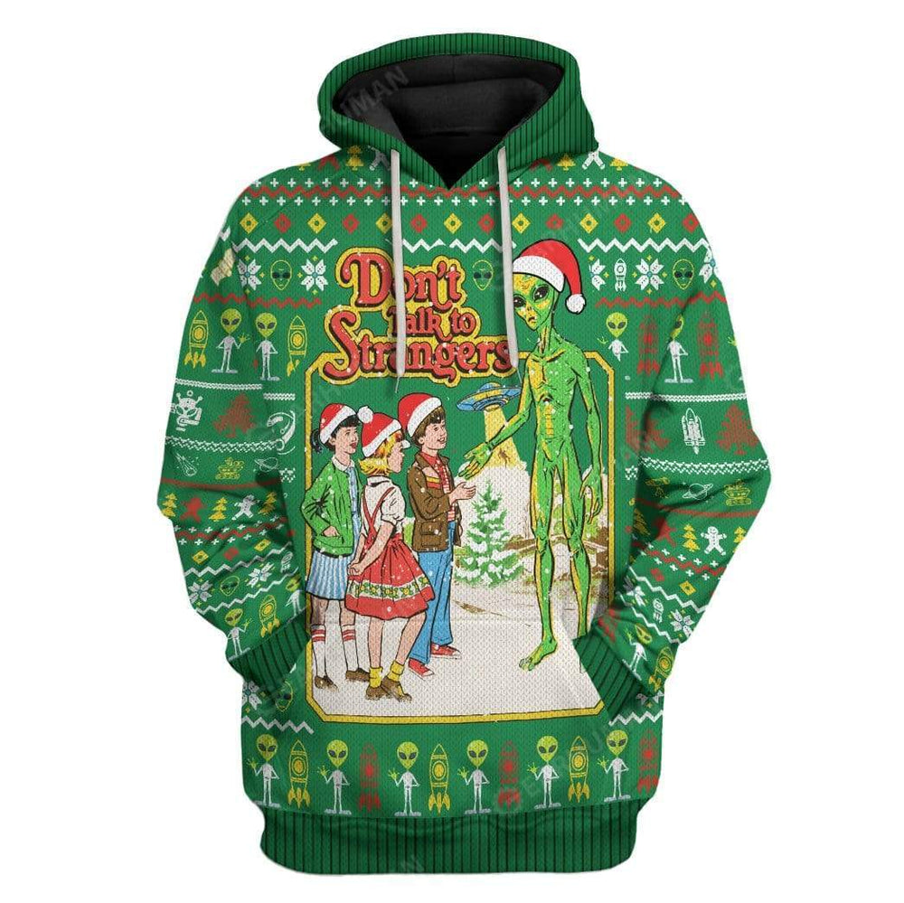 Ugly Christmas Don't Talk Hoodie For Men And Women