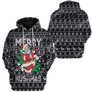 Ugly Christmas Santa Hoodie For Men And Women