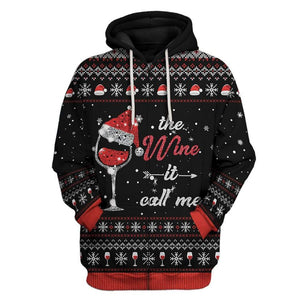 The Wine It Calls Me Hoodie For Men And Women