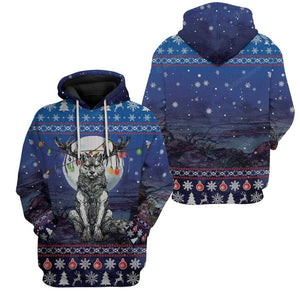 Ugly Wolf Hoodie For Men And Women