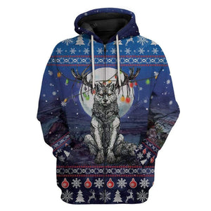 Ugly Wolf Hoodie For Men And Women