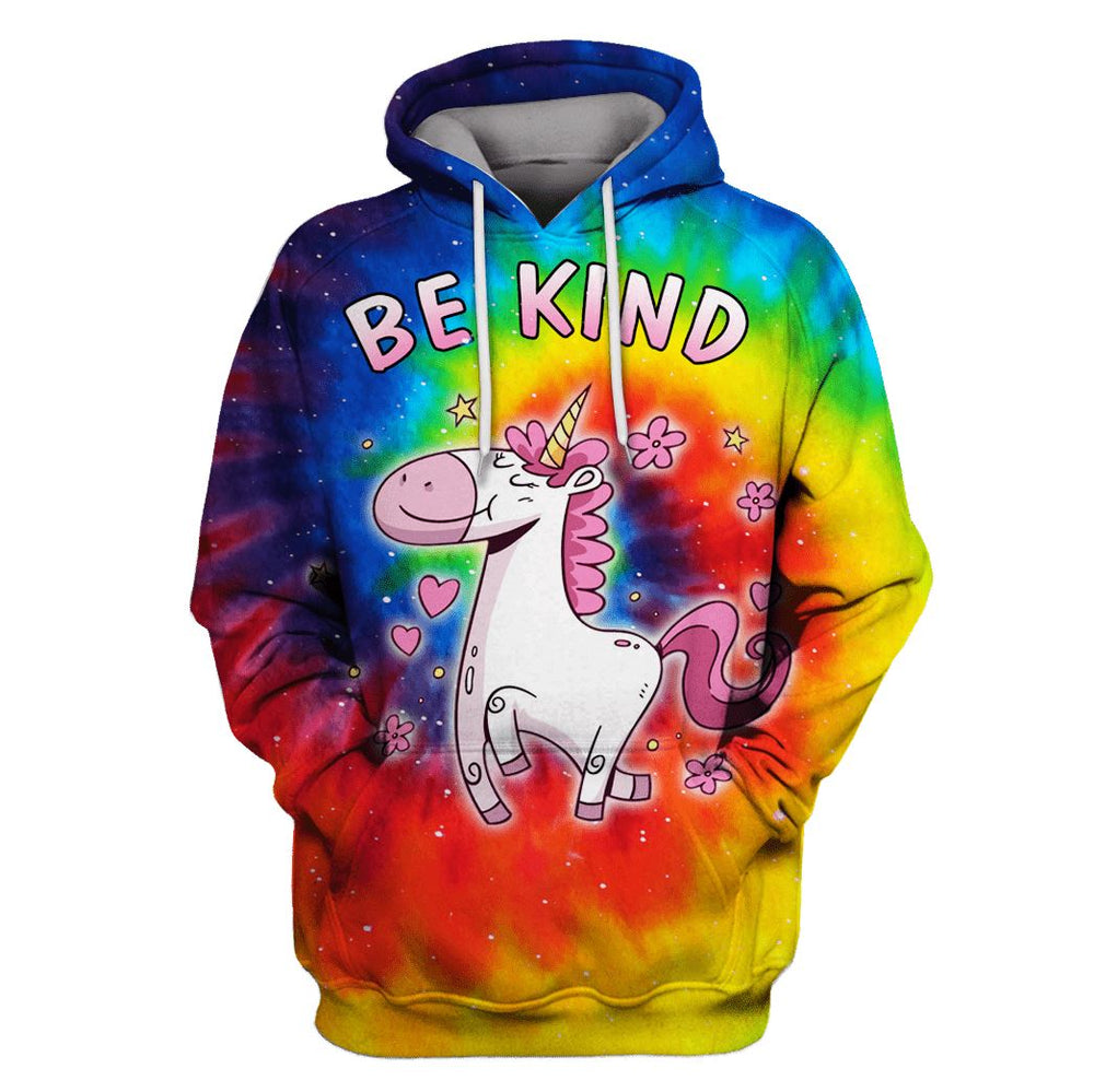 Unicorn Be Kind OuterSpace Hoodie