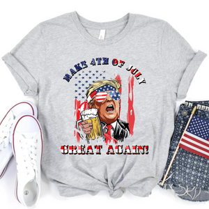 Make 4th Of July Great Again - Gift For Republican - Unisex Shirt