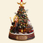 HaPo Wizard And Witch Custom Name Christmas Keepsake - Personalized Acrylic Ornament | GR37 LA02