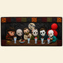 VD01. Cute Horror Characters Halloween Gift For Horror Fans- Personalized Quilt Table Runner