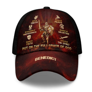 Put On The Full Armor Of God - Personalized Classic Cap - Thoughtful Gift For Christians - NH96