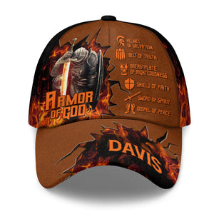 Armor Of God Shield Of Faith - Personalized Classic Cap - Gift for Men, Dad, Grandpa, Husband - NH96