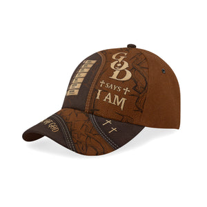 Man Of God, God Says I Am - Personalized Classic Cap - Gift for Men, Dad, Grandpa, Husband - NH96