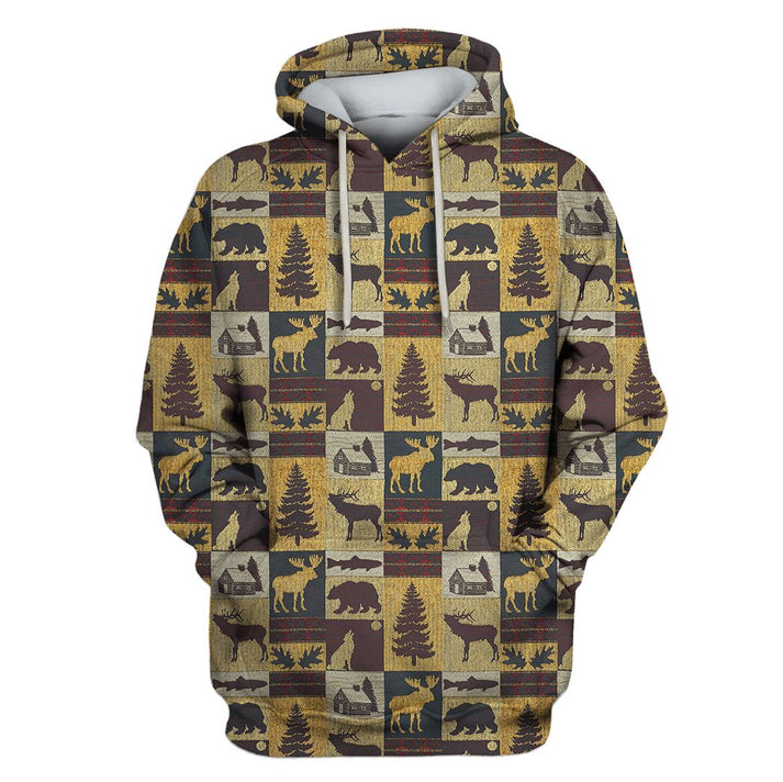 Wildlife Animals Hoodie For Men And Women