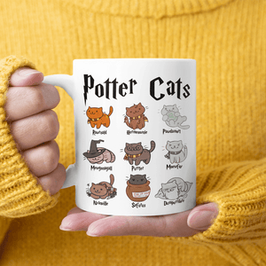 Adorable Harry Potter Cats Ceramic Mug