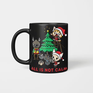 Aggretsuko All Is Not Calm Christmas Ceramic Mug