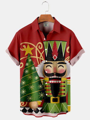 Vintage Christmas Nutcracker - Hawaiian Shirt