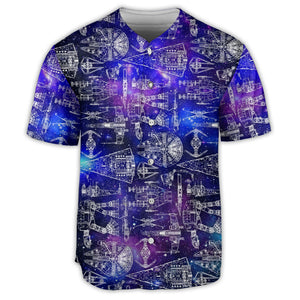 SPACE SHIPS Starwars GALAXY - Baseball Jersey - Family Store