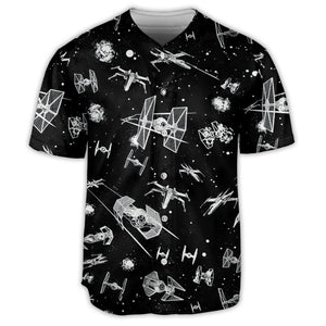 Starwars SPACECRAFT PATTERN - Baseball Jersey - Family Store