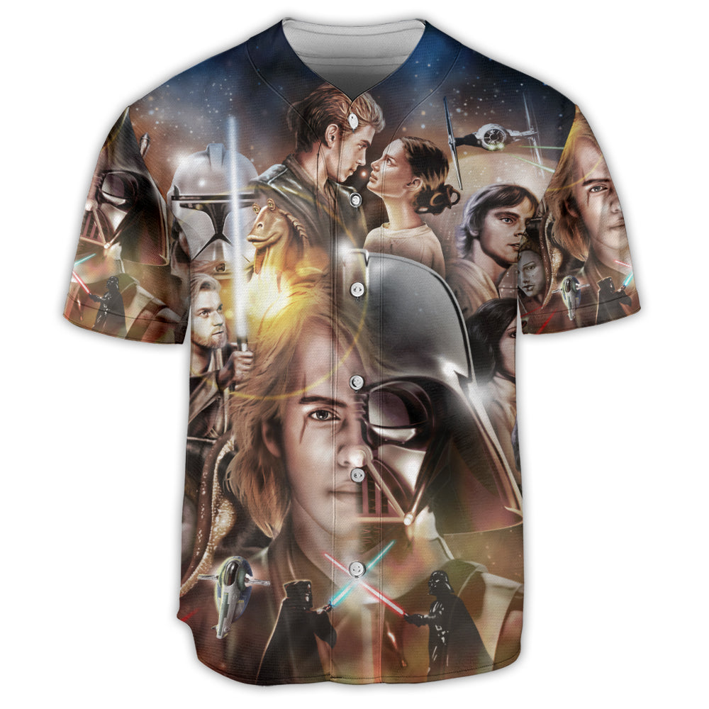 Starwars Patter Movie - Baseball Jersey - Family Store