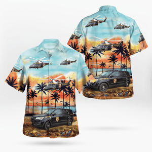 Maryland State Police Ford Utility Interceptor Hawaiian Shirt