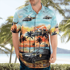 Maryland State Police Ford Utility Interceptor Hawaiian Shirt