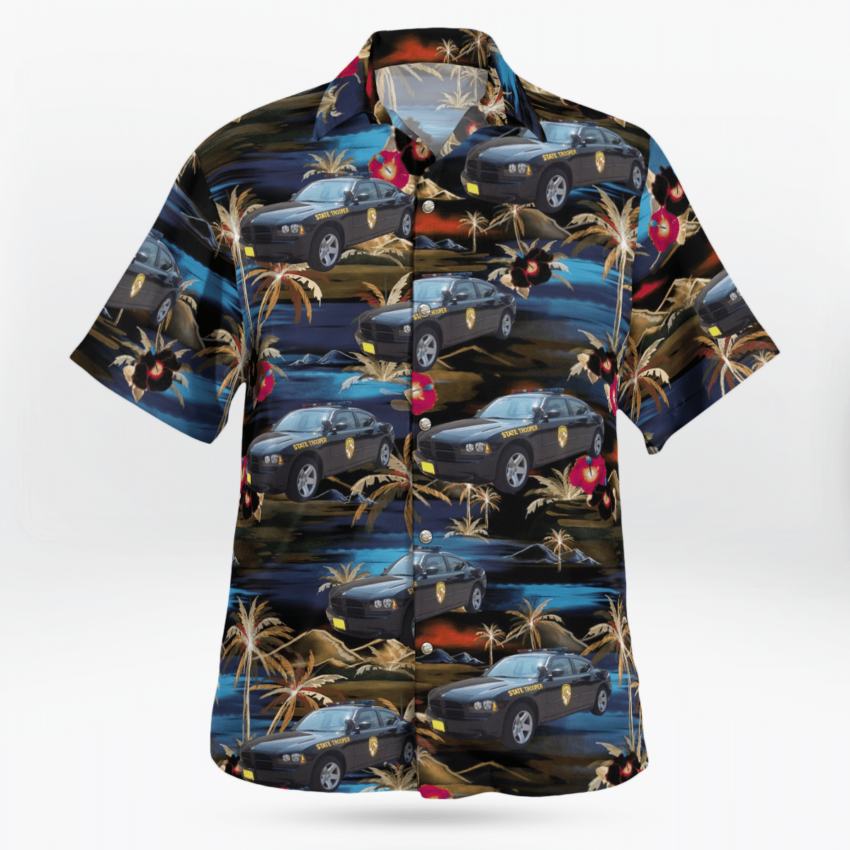 Maryland State Police Hawaiian Shirt