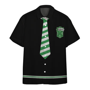 Harry Poster Slytherin Custom Hawaiian Shirt  - Family Store