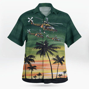 Maryland State Police Trooper 3 Helicopter Hawaiian Shirt