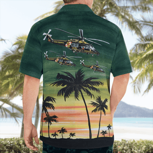 Maryland State Police Trooper 3 Helicopter Hawaiian Shirt