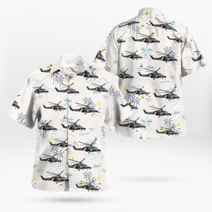 Maryland State Police Trooper 5 Helicopter Hawaiian Shirt