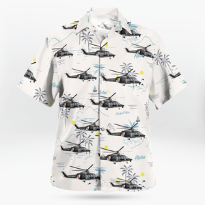 Maryland State Police Trooper 5 Helicopter Hawaiian Shirt