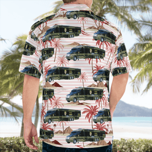 Maryland State Police Mobile Command Post Hawaiian Shirt