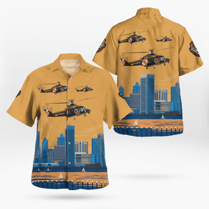 Maryland State Police AW139 N388MD Trooper 1 Hawaiian Shirt