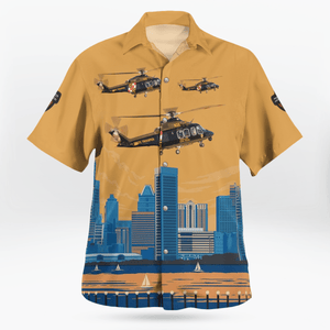 Maryland State Police AW139 N388MD Trooper 1 Hawaiian Shirt