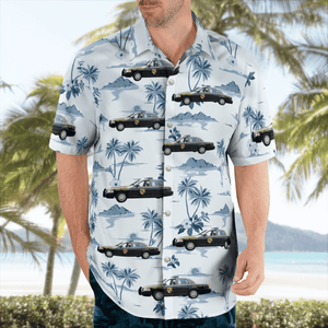 Maryland State Police 2005 Ford Interceptor Resident Trooper Hawaiian Shirt