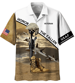 USAF Honor The Fallen Hawaiian Shirt