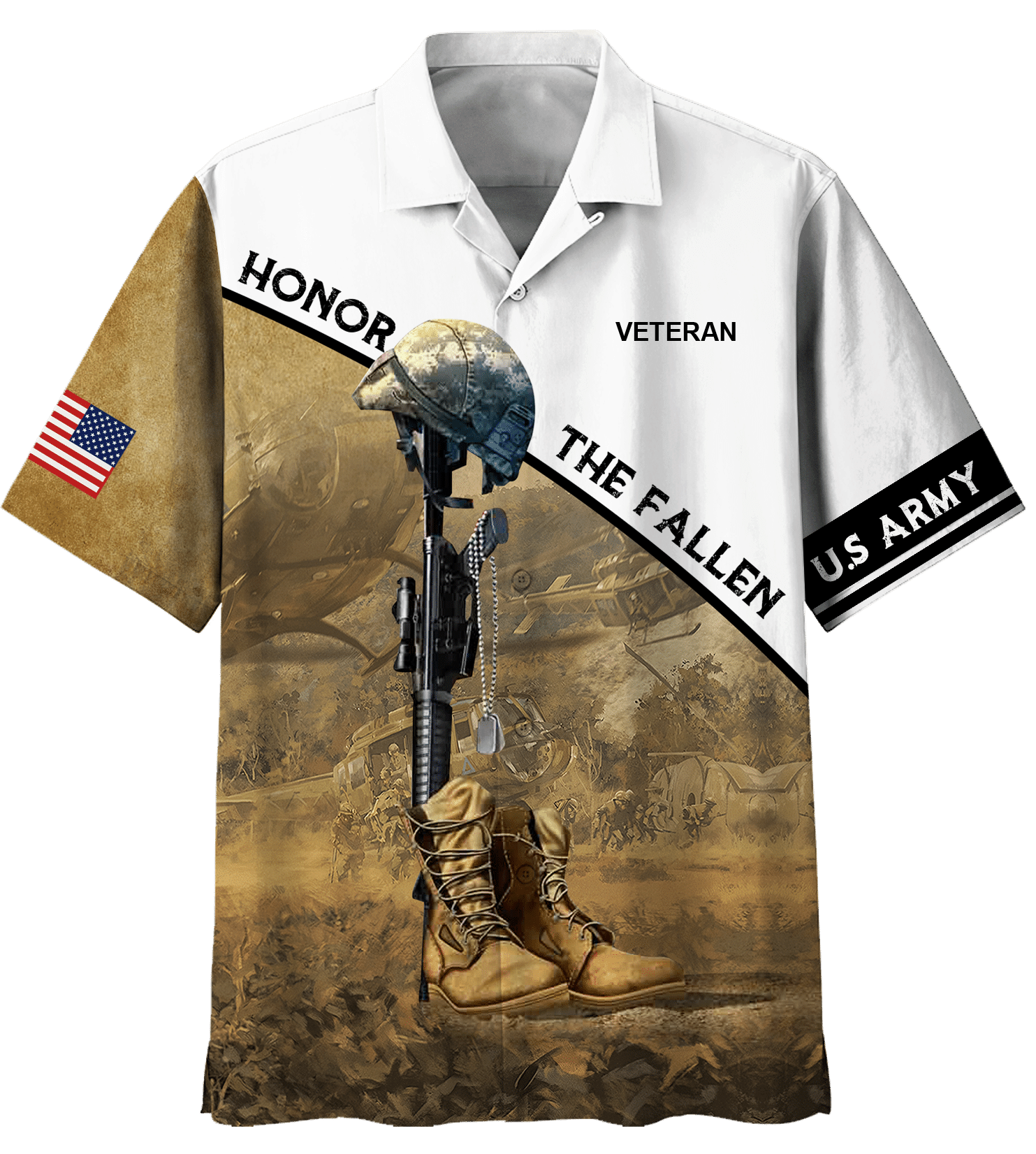 US Army Honor The Fallen US Army Hawaiian Shirt