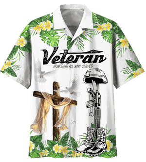 Honoring All Who Served V4 Hawaiian Shirt