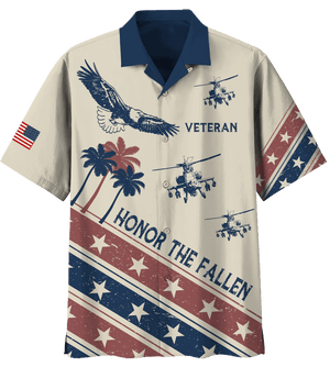 Veteran Honor The Fallen V8 Hawaiian Shirt