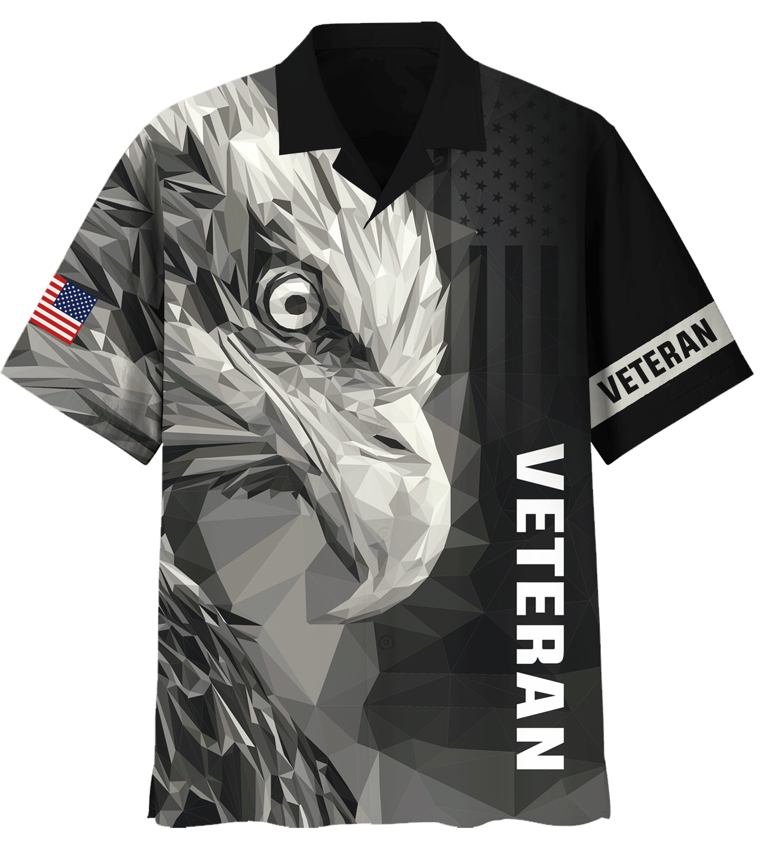 Veteran Eagle Hawaiian Shirt