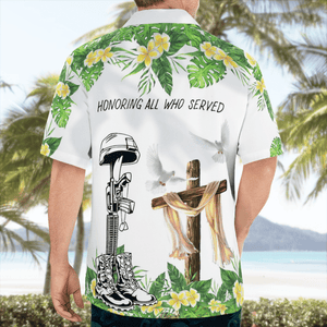 Honoring All Who Served V4 Hawaiian Shirt