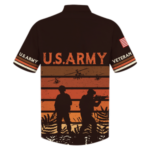 United States Army Veteran Hawaiian Shirt