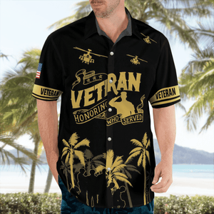 Veteran Honoring All Who Served Hawaiian Shirt