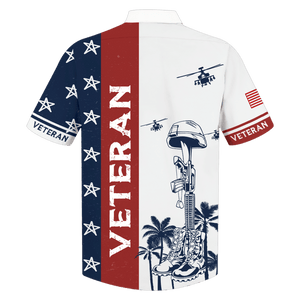 Honoring All Who Served Veteran Hawaiian Shirt