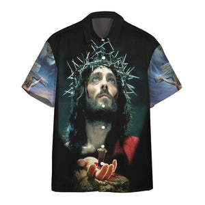 3D Jesus Christ I Believe In God Our Father Custom Short Sleeve Shirts