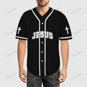 Jesus has my back Baseball Jersey 146