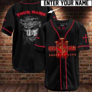 Custom Name Jesus Baseball Jersey
