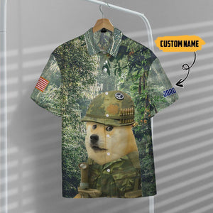 3D Do You See US Vietnam War Marine Doge In The Jungle Custom Tshirt Hoodie Apparel