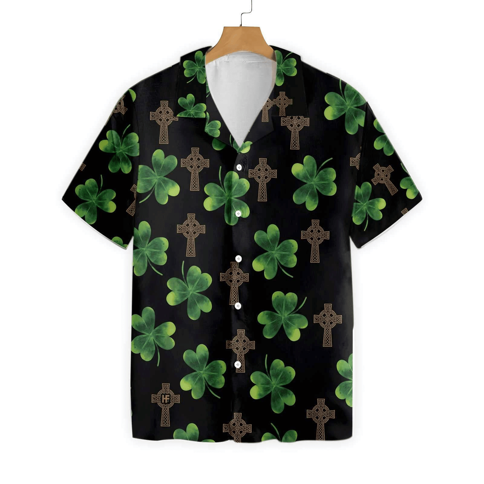 Hooligan Shamrock Irish Saint Patrick's Day Hawaiian Shirt