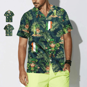 Irish Menshirt Aloha Shirt For Summer Hawaiian Shirts Hawaii Shirt
