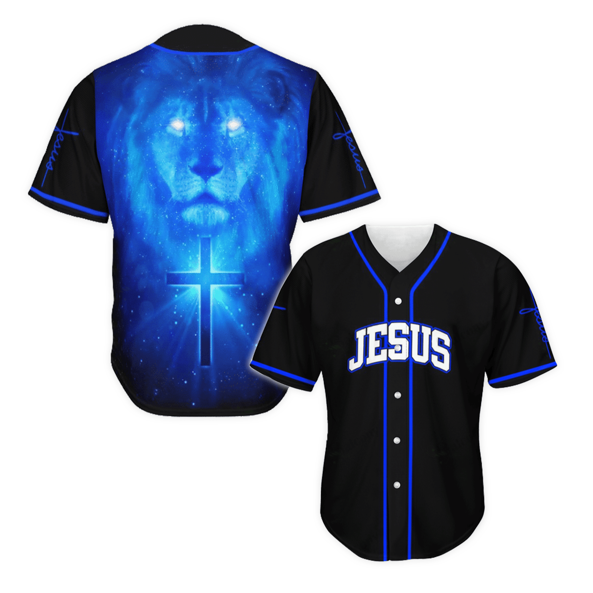 Tmarc Tee JESUS - THE LIGHT Baseball Tee